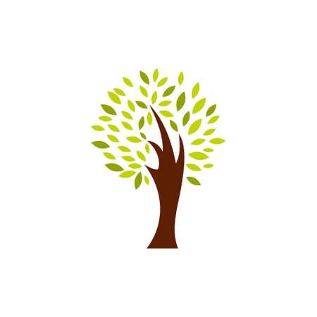 Tree icon design template vector isolated illustrationのイラスト素材