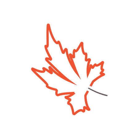 Leaf fall icon design template vector isolated illustrationのイラスト素材