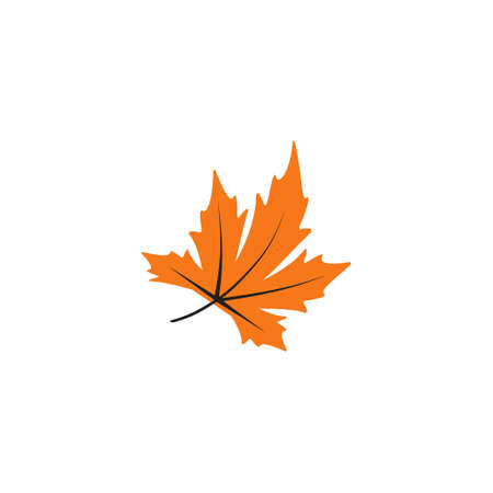 Leaf fall icon design template vector isolated illustrationのイラスト素材
