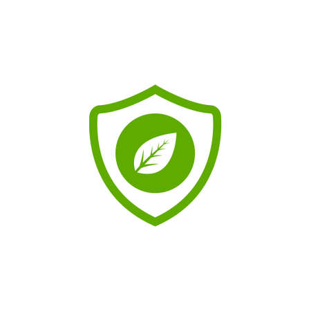 Save environment icon logo design template vector isolatedのイラスト素材
