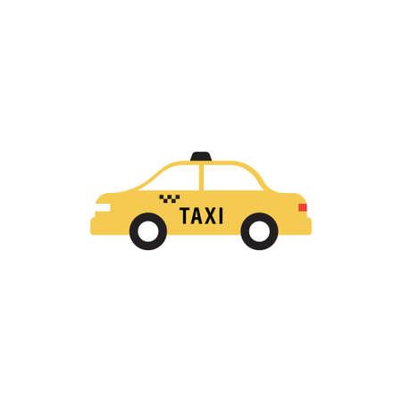 Taxi transportation icon design template vectorのイラスト素材