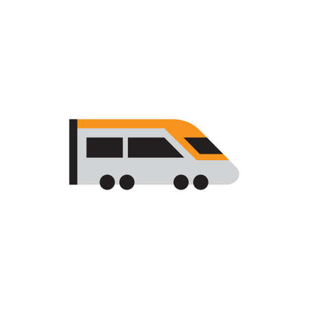 Train transportation icon design template vector