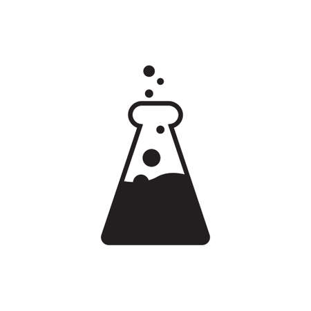 Lab flask icon design template vector isolatedのイラスト素材