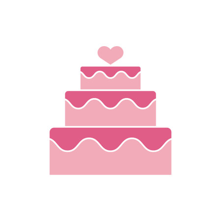 Wedding icon design template vector illustration isolatedのイラスト素材