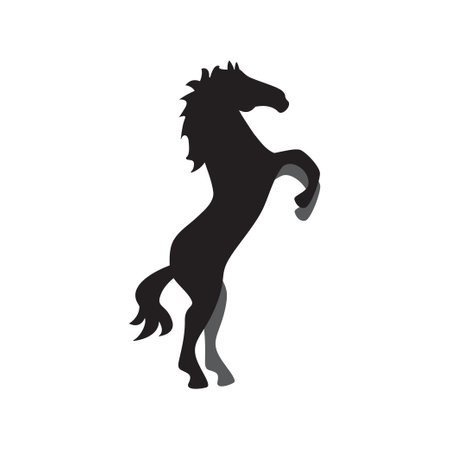 Horse icon illustration design template vector isolatedのイラスト素材
