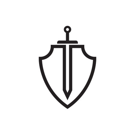 Attorney law icon design template vector isolated illustrationのイラスト素材