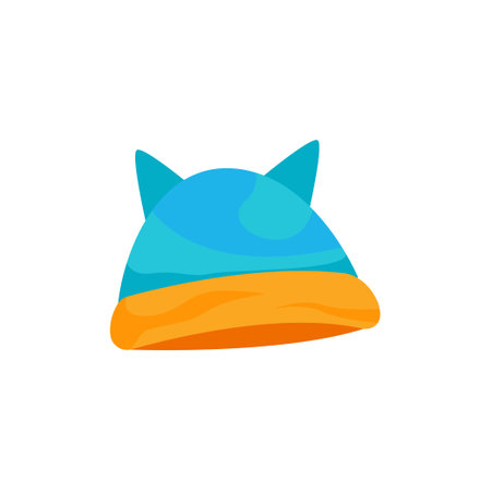 Winter hat icon design template vector isolated illustrationのイラスト素材