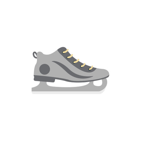 Ice skate icon design template vector isolated illustrationのイラスト素材