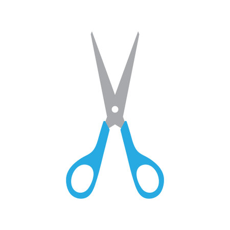 Scissors icon design template vector isolated illustrationのイラスト素材