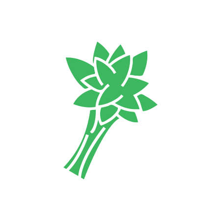 Spinach icon template vector isolatedのイラスト素材