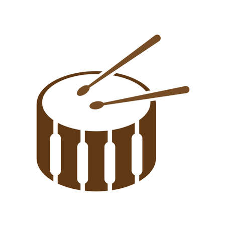 Drum icon design template vector illustrationのイラスト素材