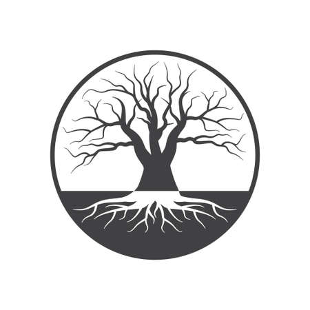 Tree icon design template vectorのイラスト素材