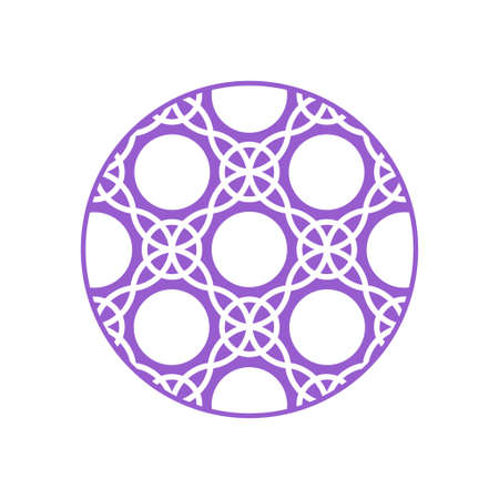 Abstract circle background icon design template