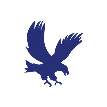 Eagle icon design template vector isolated illustrationのイラスト素材