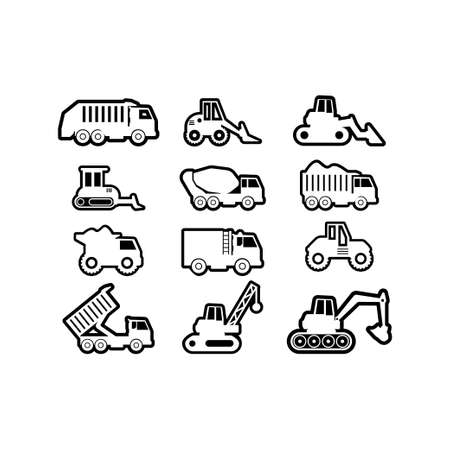icon design set bundle template isolatedのイラスト素材