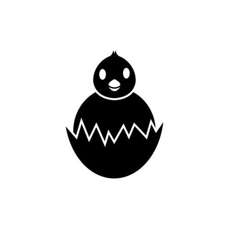 Chick hatch icon design template vector isolatedのイラスト素材