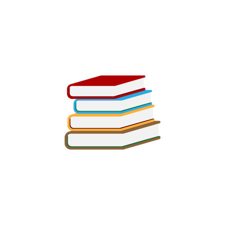 Pile of books icon design template vector illustrationのイラスト素材