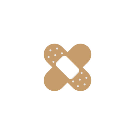 Bandage icon design template vector isolated illustrationのイラスト素材