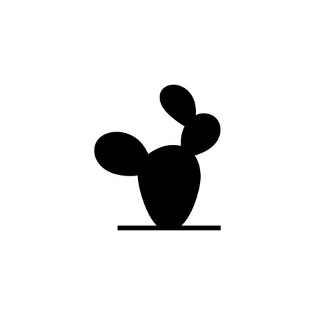Cactus icon design template vector isolated illustrationのイラスト素材