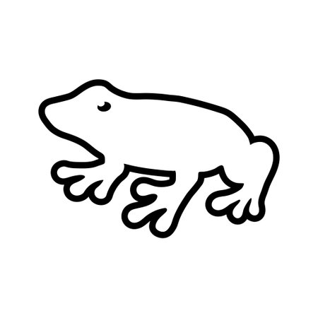 Frog icon design template vector isolatedのイラスト素材