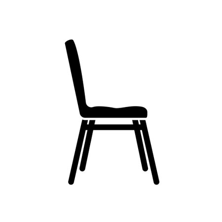 Chair icon design template vector isolated illustrationのイラスト素材