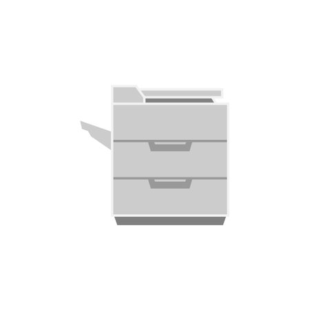 Photocopy machine icon design template vector isolatedのイラスト素材