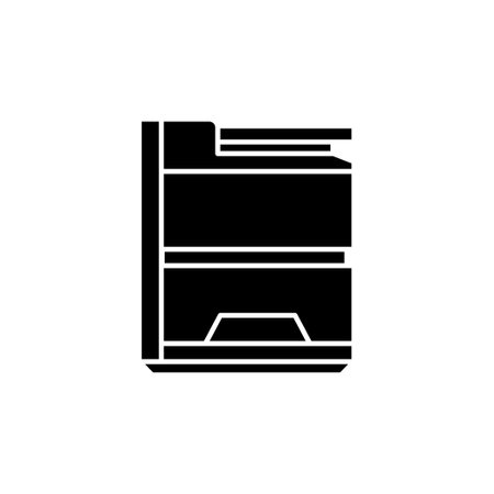Photocopy machine icon design template vector isolatedのイラスト素材