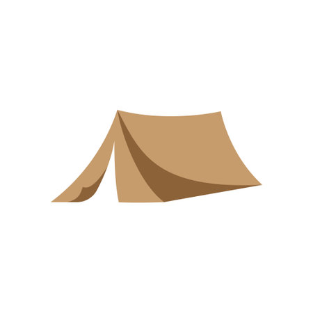 Tent icon design template vector isolatedのイラスト素材