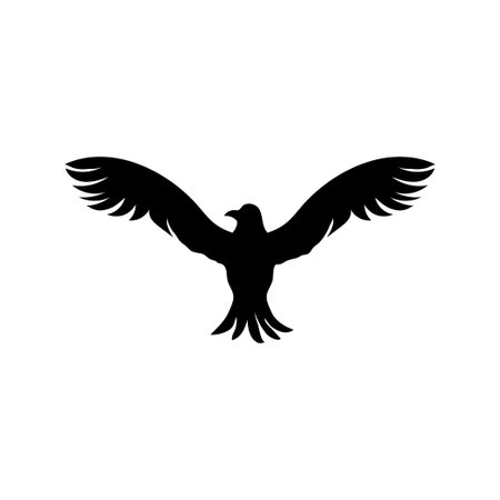Eagle flying icon design template vector isolatedのイラスト素材