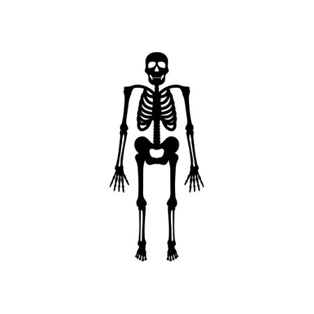 Skeleton icon design template vector isolatedのイラスト素材