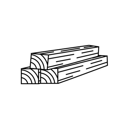 Wood log icon design template vector isolated illustrationのイラスト素材