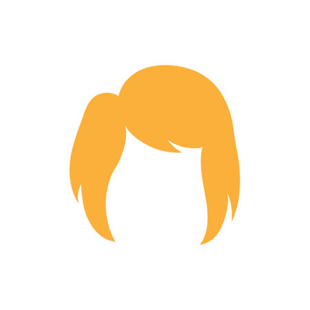 Hair icon design template vector isolated illustrationのイラスト素材