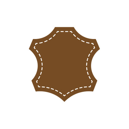 Leather icon design template vector isolated illustrationのイラスト素材