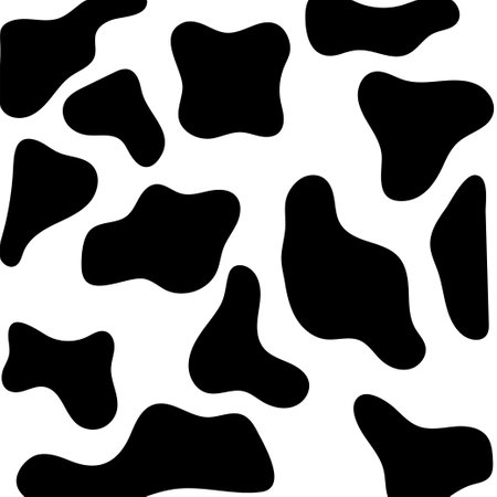 Cow animal skin background vector designのイラスト素材