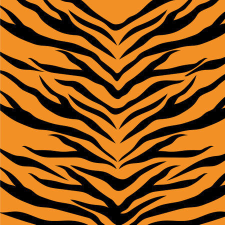 Tiger animal skin background vector designのイラスト素材