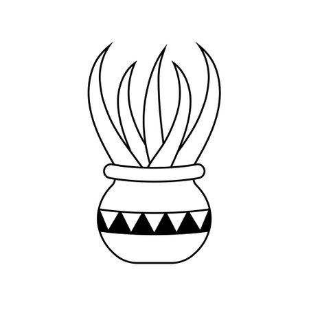 Succulent icon design template vector isolated illustrationのイラスト素材