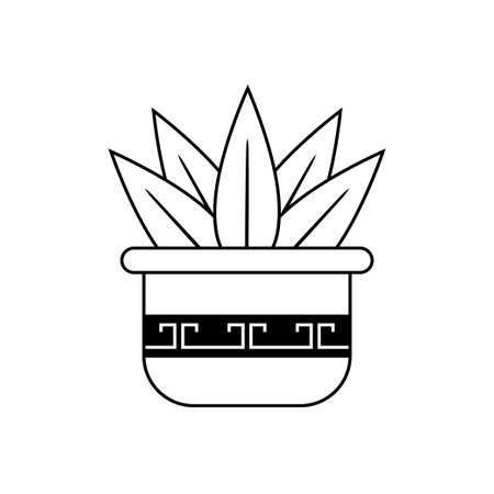 Succulent icon design template vector isolated illustrationのイラスト素材
