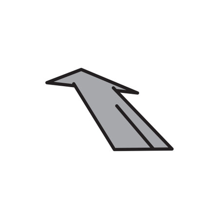 Arrow icon design template isolated illustrationのイラスト素材