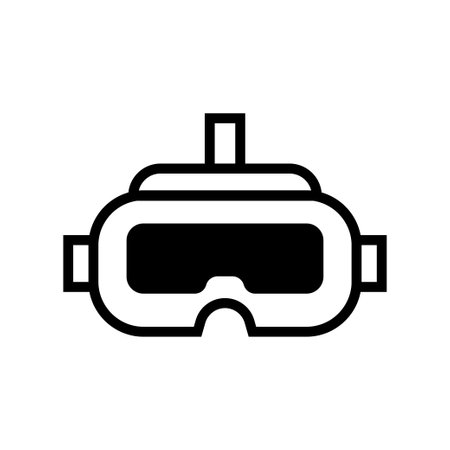 VR icon design template isolated illustrationのイラスト素材