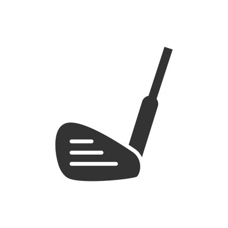 Golf stick icon logo design template isolated illustrationのイラスト素材