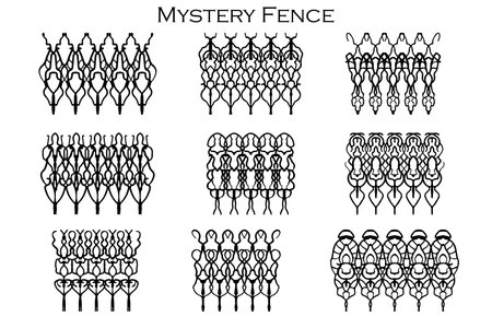 Assorted spooky cemetery fence silhouettes. Assets isolated on a white background. Scary, haunted and spooky fence elementsのイラスト素材