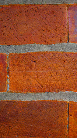 Brick and Cement Texture â High-Detail Construction Materialの写真素材