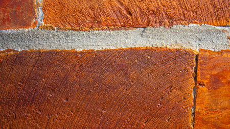 Brick and Cement Texture â High-Detail Construction Materialの写真素材