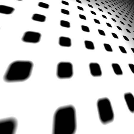abstract background with black and white dots on a white backdrop.の写真素材