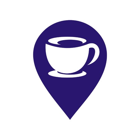 Coffee Point Logoのイラスト素材