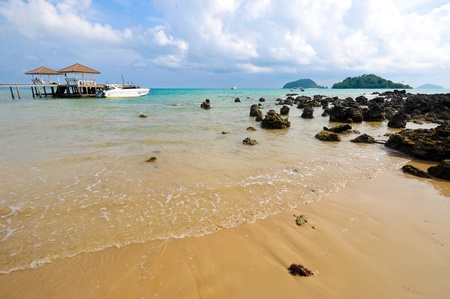 Pier of Koh Mak, Thailandのeditorial素材
