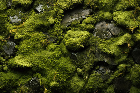 moss background, mossy stone surface textureの素材