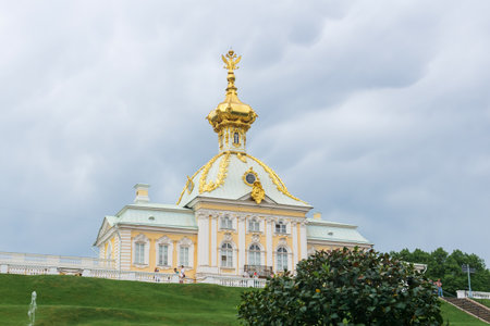 Saint Petersburg, Russia - June 06, 2024: church of the Grand Palace in Peterhofのeditorial素材
