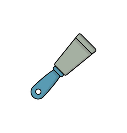 scraper icon vector illustration logo template for many purpose. Isolated on white background. full colorのイラスト素材