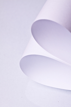 imaginative curved sheet of paper の写真素材